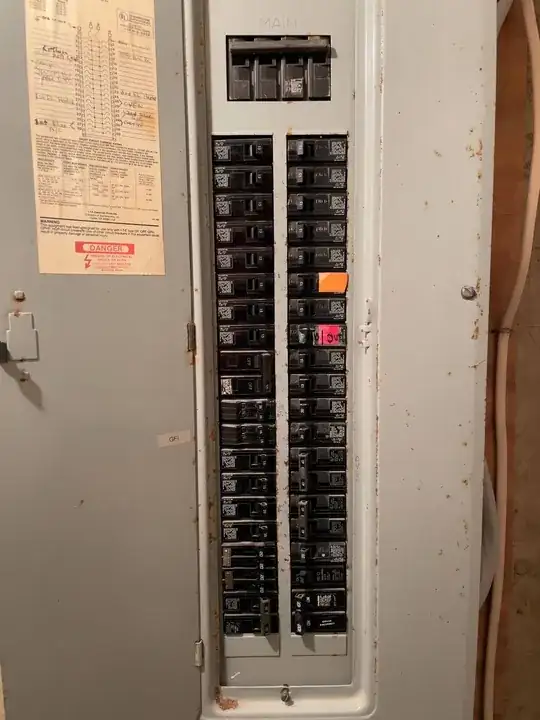 main panel with door open