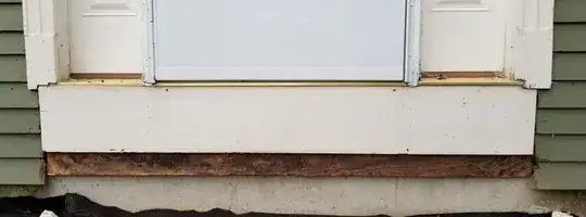 Existing still with OSB and concrete foundation