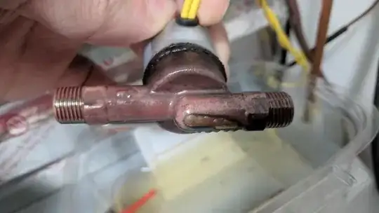 solenoid valve after cleaning