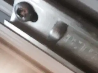 End of the slider on the window