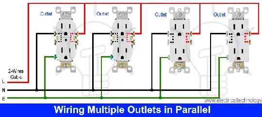 Outlets in parallel