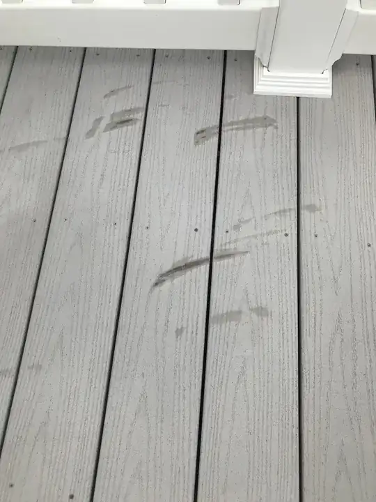 Deck damage