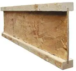 I-joist image from Menards.com, no endorsement implied