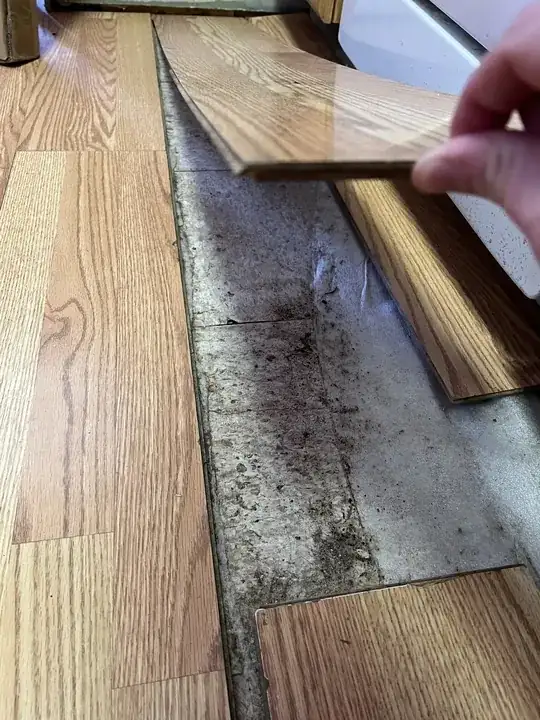 tile under the vinyl plank