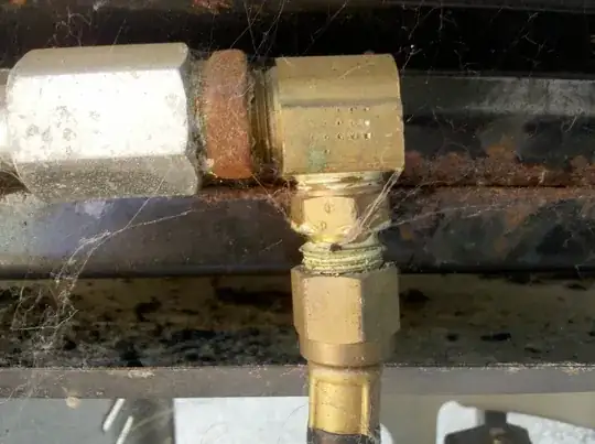 Regulator still attached