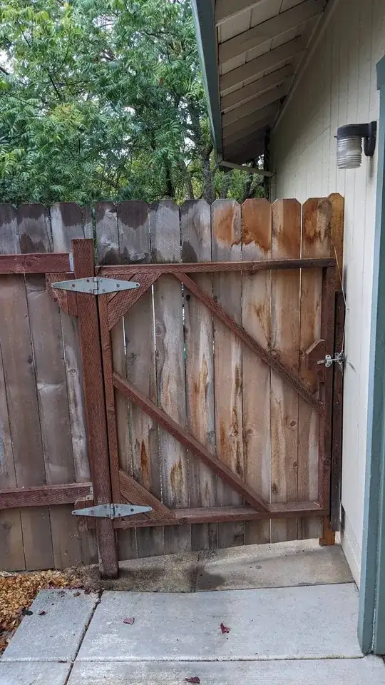 Side Fence Gate Full View