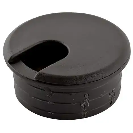 black plastic electrical grommet