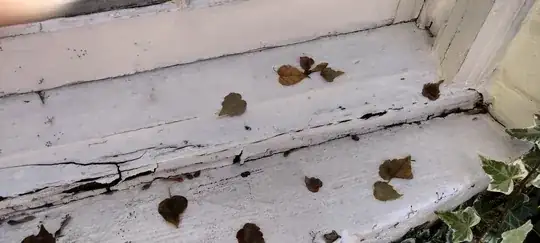 right side of original sill