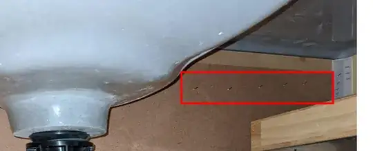 Close up of original picture highlighting possible missing structure