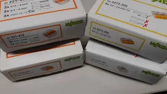 picture of different Wago terminals