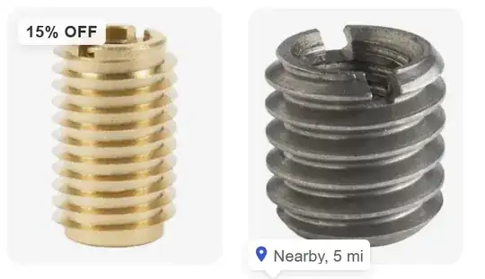 example threaded inserts