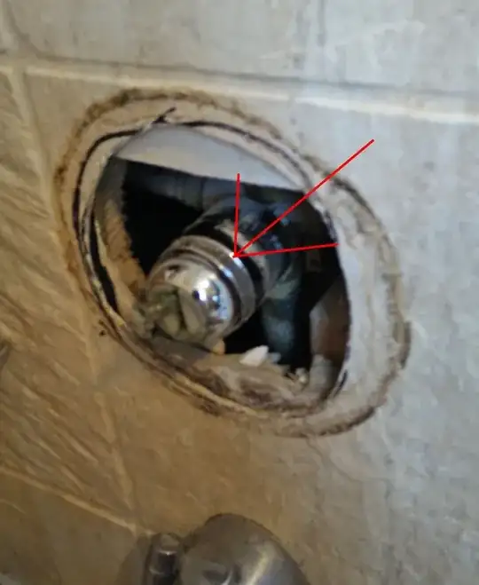 Red arrow indicates stuck cover