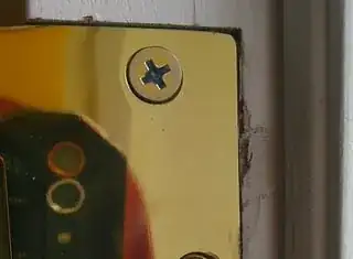 Poor quality door fittings