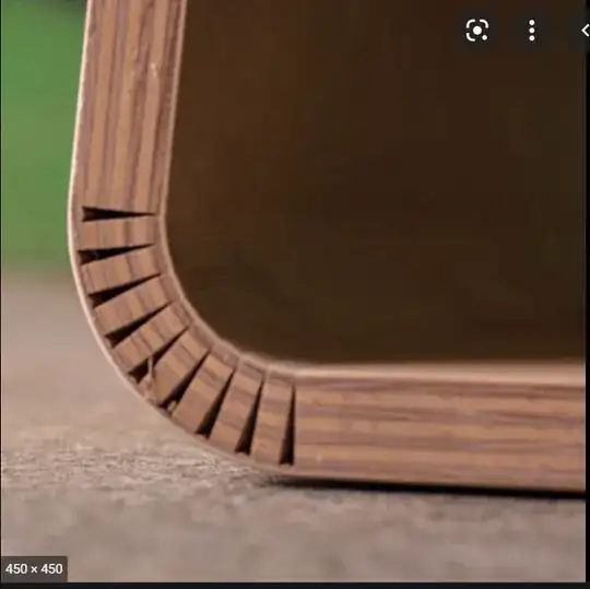 bent plywood