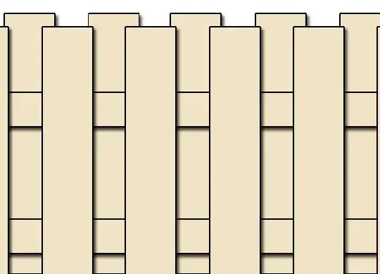 shadow box or board-on-board design of fence