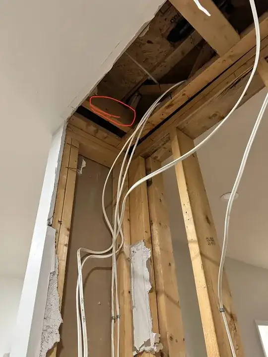 looking at it from the floor