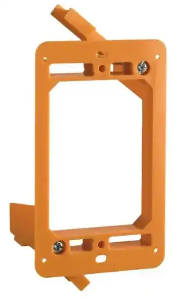orange nonmetallic low voltage bracket