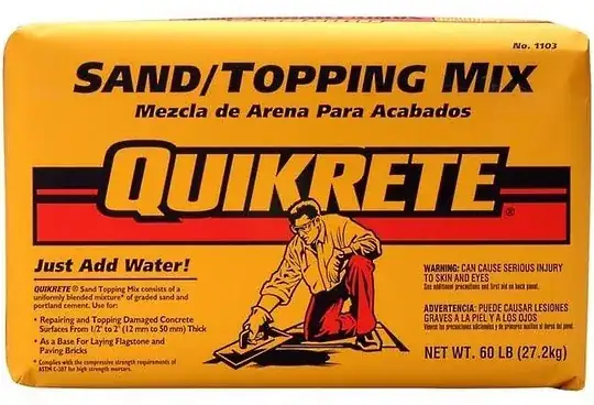 Quikrete Sand Topping Mix