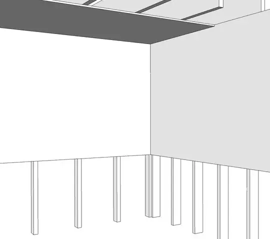 Drywall on Wall and Ceiling