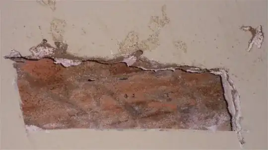 Drywall removed