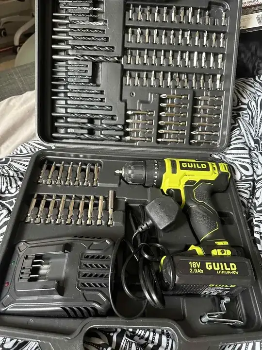 case showing drill bits