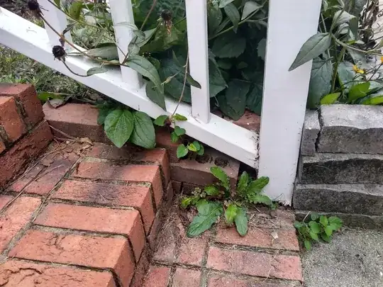 closeup of railing area