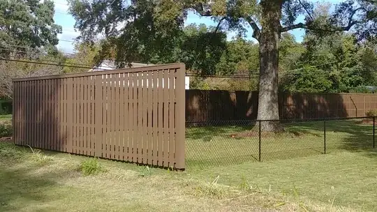 Sound, privacy fence completed