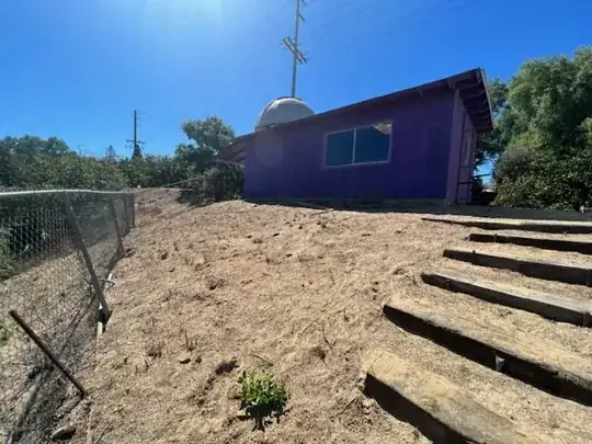 shed foundation undermined