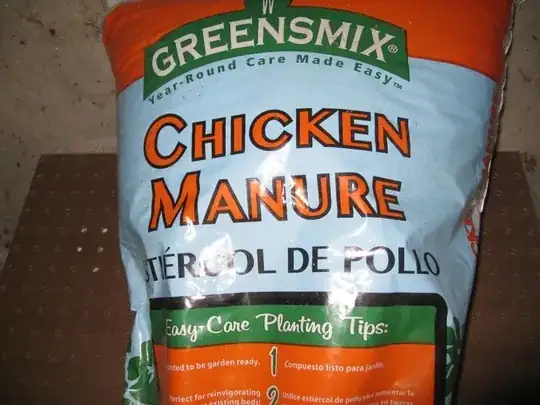 chicken manure compost