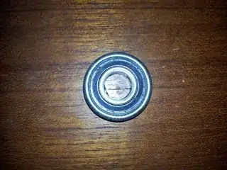 Back view of mower part front