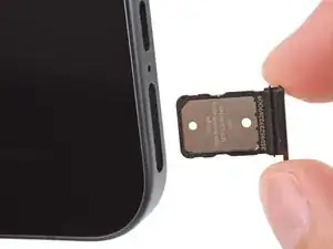 Google Pixel 9a SIM Card Tray Installation