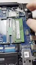 Here you can find your Sodimm ddr4 RAM. To remove, follow the video.