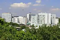 Distant View of Fujita Health University from Mount Futamura