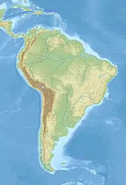 Buenos Aires Lake is located in South America