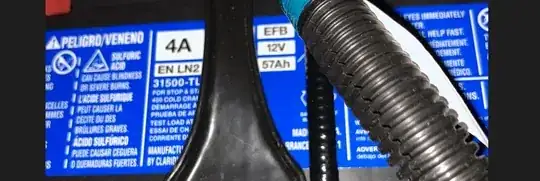 Top of factory battery 2022 Honda CRV