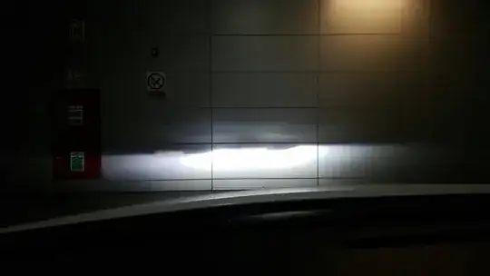 Lexus IS350 F-Sport headlight pattern