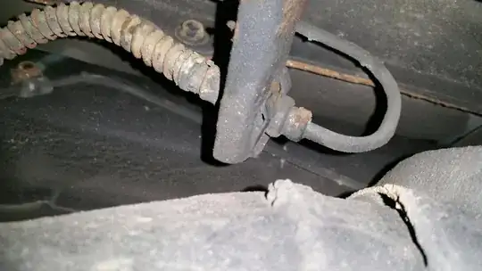 connection to flexible hose