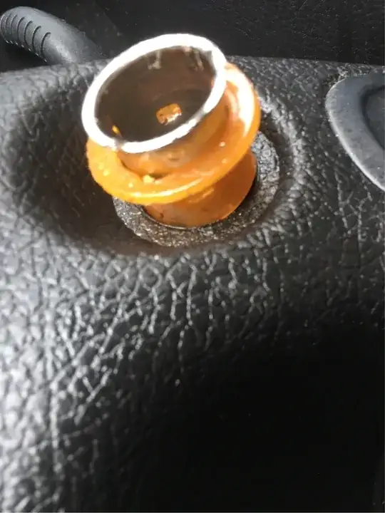 half removed cigarette lighter