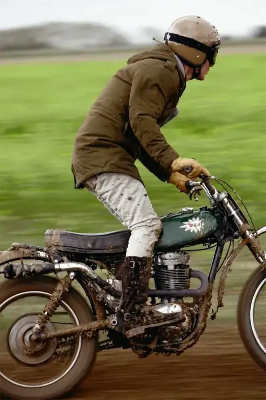 Unknown Vintage Adventure Motorcycle