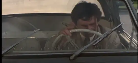 odd dashboard accessory in Columbo's car