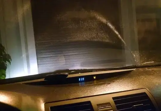 Example of shiny dashboard at night