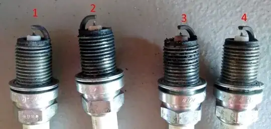 Old spark plugs