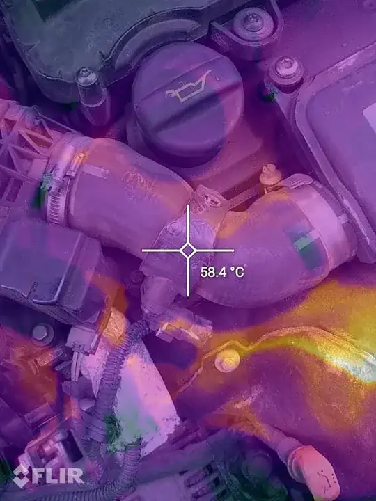 FLIR confirming the high IAT temps