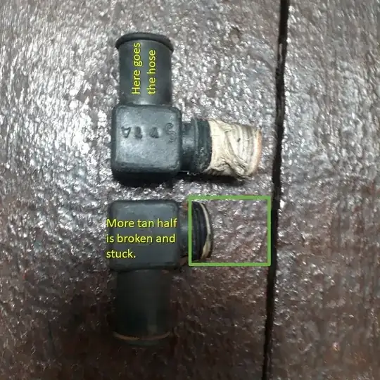 Broken stuck plastic thing