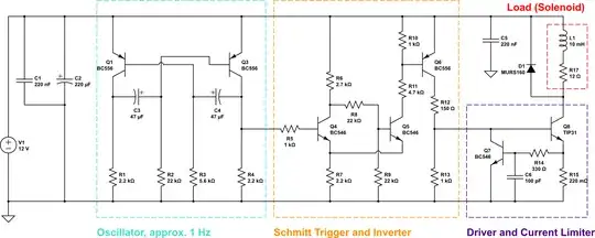Solenoid Tester, Schematic