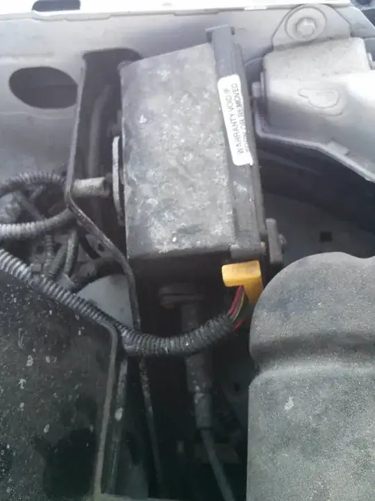 what I think is the unit under the hood