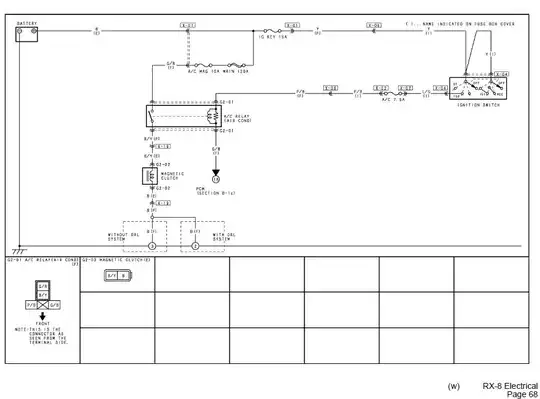 A/C compressor wiring diagram