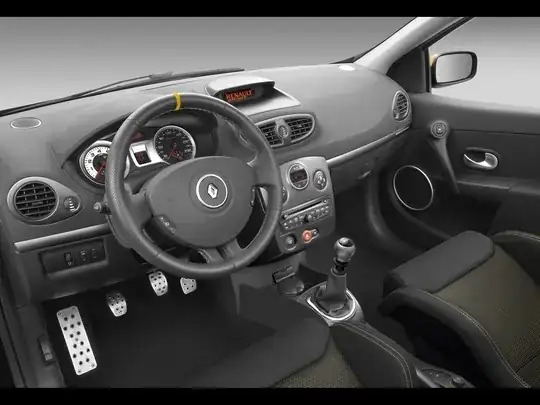 Renault Clio dashboard