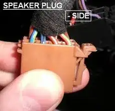 MK2 Seat Ibiza radio speaker plug