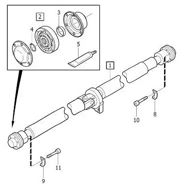 Volvo Propshaft Diagram GR-421201
